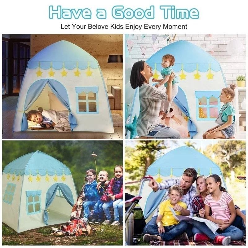 Large Kids Play Tent 130x130x100cm