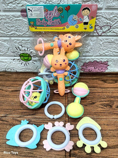 Imported Rattle Set - 7 Pieces