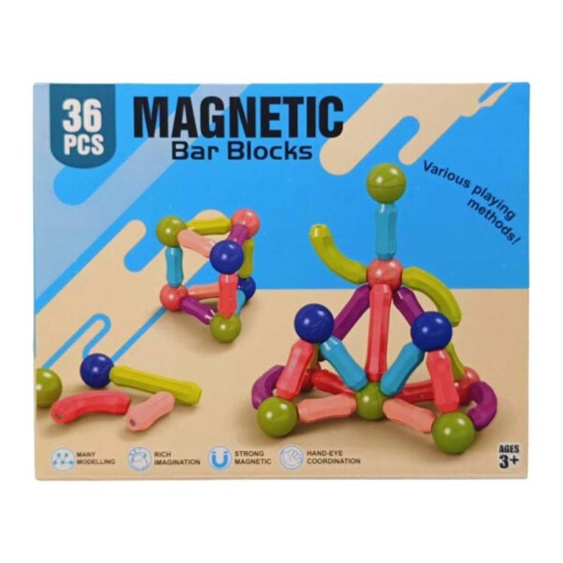 مكعبات مغناطيسية – 36/42/64 قطعة Magnetic Blocks - Lumo
