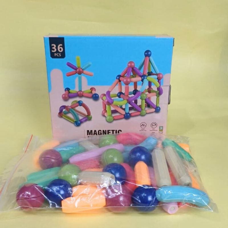 مكعبات مغناطيسية – 36/42/64 قطعة Magnetic Blocks - Lumo