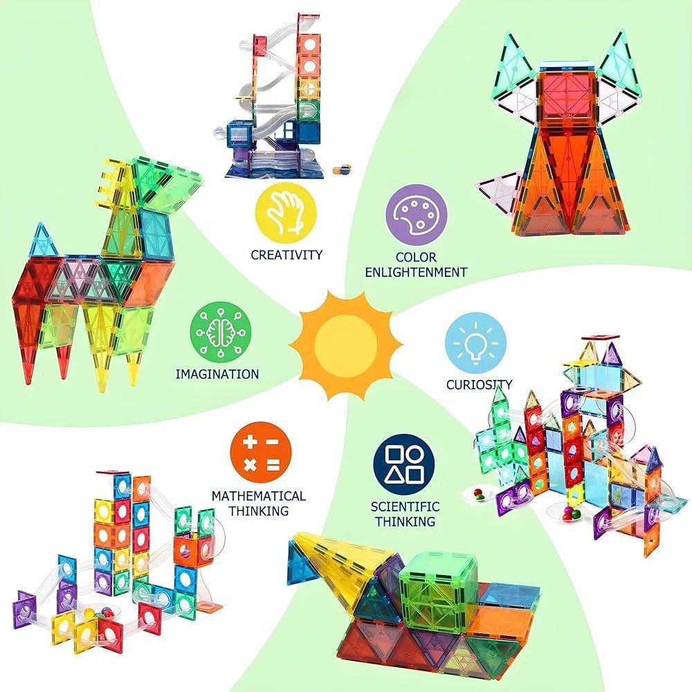 مكعبات مغناطيسية – 42/73/97 قطعة Magnetic Blocks - Lumo