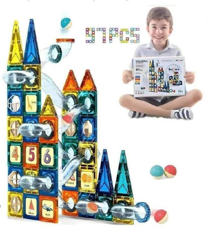 مكعبات مغناطيسية – 42/73/97 قطعة Magnetic Blocks - Lumo