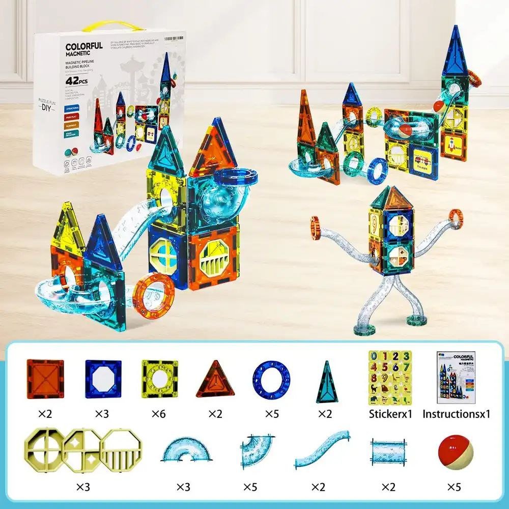 مكعبات مغناطيسية – 42/73/97 قطعة Magnetic Blocks - Lumo