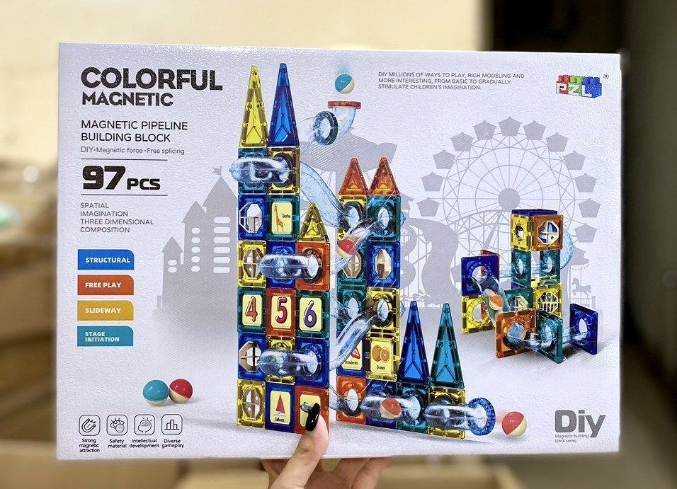 مكعبات مغناطيسية – 42/73/97 قطعة Magnetic Blocks - Lumo