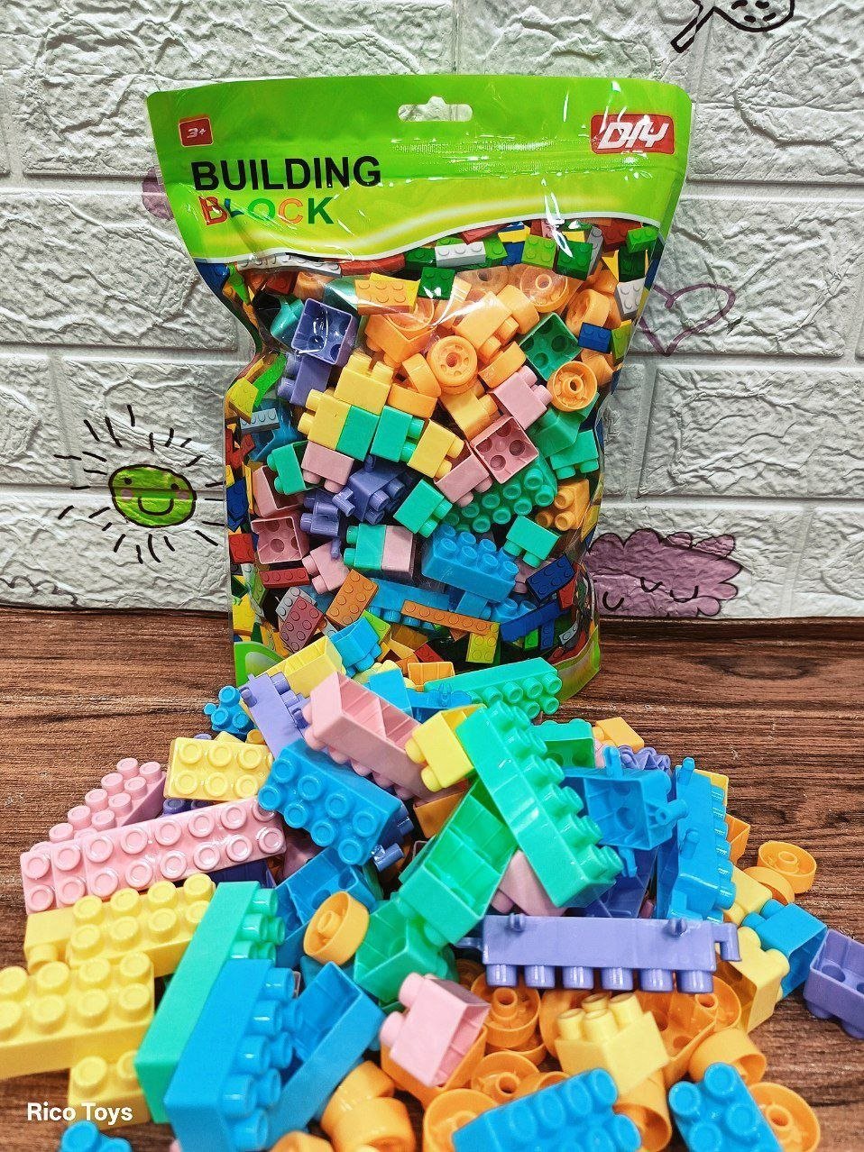 مكعبات تركيب Blocks – 140 قطعة - Lumo
