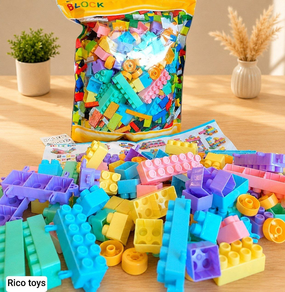 مكعبات تركيب Blocks – 140 قطعة - Lumo